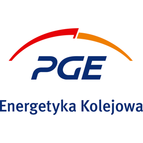 Logo firmy PGE Energetyka Kolejowa